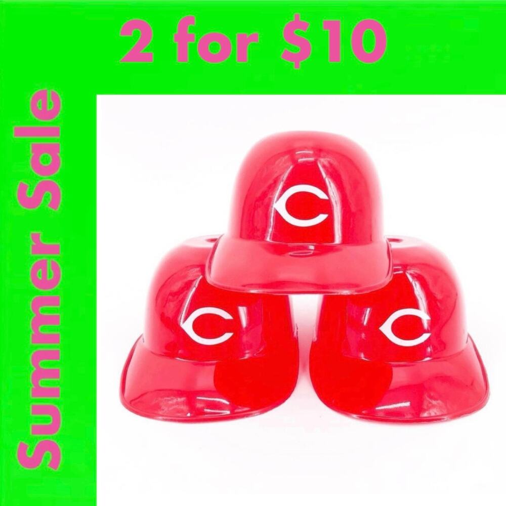90s Cincinnati Reds MLB baseball 90s Laich ice cream helmets 1990s vintage